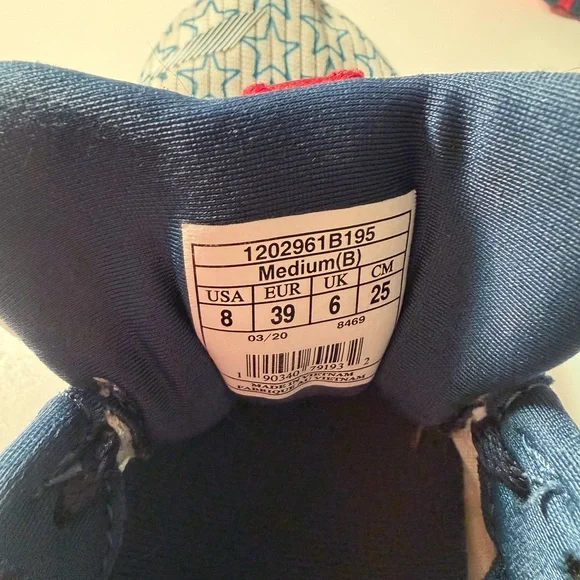 Brooks Adrenaline Athletic Shoes - Patriotic Pattern - Picture 7 of 7